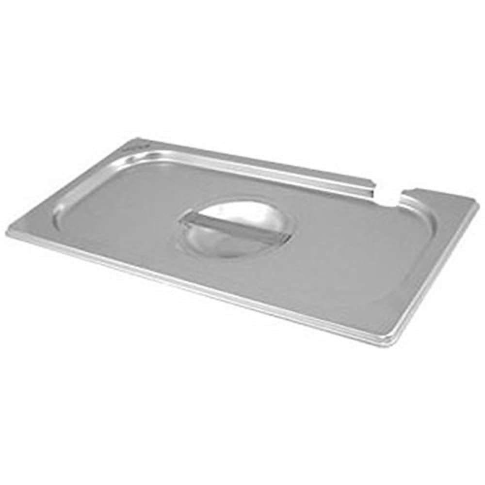 Genware NEV-GN12-NLID Stainless Steel Gastronorm Pan with Notched Lid, Size 1/2