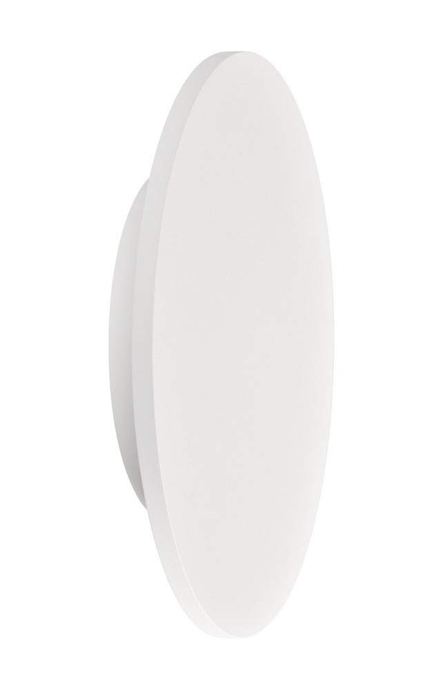Mantra Iluminación. Modello BORA BORA. Applique circolare diametro 27 cm realizzato in alluminio e acrilico rifinito in colore bianco opaco. Sorgente luminosa LED 16 W 3000 K 1350 lm (incl.).
