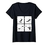 Photo Gallery donna kitesurf silhouette kiteboarding kitesurfer maglietta con collo a v Photo Gallery donna kitesurf silhouette kiteboarding kitesurfer maglietta con collo a v
