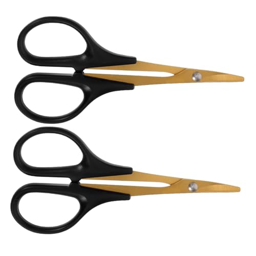 BESPORTBLE 2piezas Tijeras De Precisión para Carrocería De Coche Herramientas De Reparación para Aviones y Camiones RC para Manualidades De Detalle y Profesionales