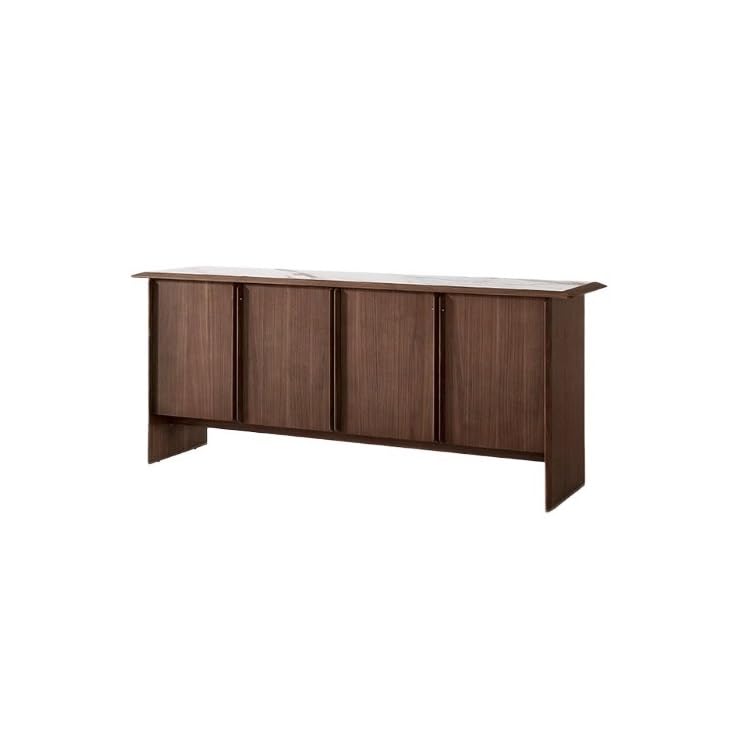 Szafka do baru kawowego z litego drewna bufetowa kuchnia szafka boczna tablica do przechowywania meble restauracja bufet szafka ze schowkiem (160 cm)