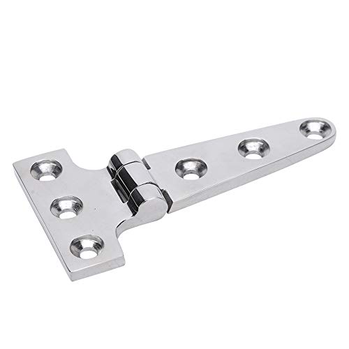 T Hinge Made of 316 Stainless Steel with Mirror, T pin T shape There for Modern Ships Boats Boats Cabinet Doors Gartentore (S)