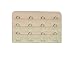 Generic BH Verlängerung Erweiterung 4 Haken 75 mm x 50mm Verschluss Beige1 Stück Trägererweiterung Weitung