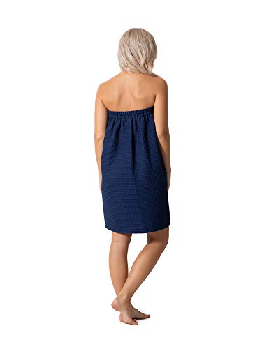 Image of Robe Direct Quick Dry, Lightweight Waffle Spa /Bath Wrap with Adjustable Closure & Elastic Top