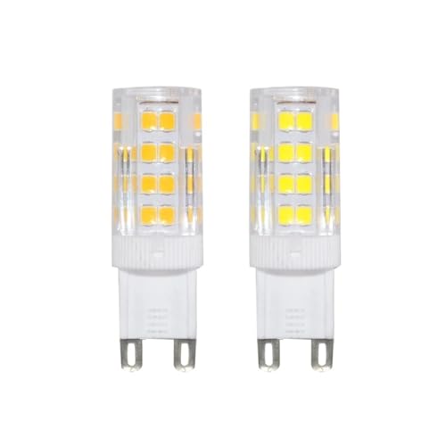 Iluminación para el hogar HHF, 10-PACK, Lámpara LED de maíz AC220V E14/E12/G9/G4 3W SMD2835 51LED lámpara de decoración para el hogar (Cold White) G9 3W LED)