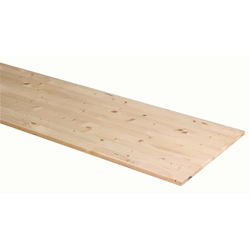 Image of Pine Timber Board for Shelving & DIY Projects, Solid Wood Laminated Timber Panel for Furniture, Carpentry & Interior Use (18mm Thick 200mm Wide 1150mm Length)