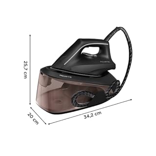 Rowenta Easy Steam VR5120 Centrale vapeur haute pression 5,4 bar, coup de vapeur de 210 g/min, vapeur continue de 110 g/min, semelle Airglide avec réservoir de 1,4 l et mode Eco.