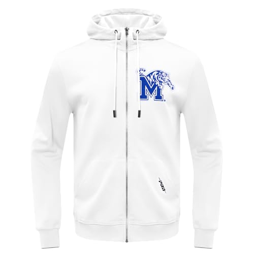 Image of Pro Standard Mens College Classic Chenille Cotton Double Knit Full Zip Hoodie