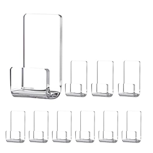 Soporte de imagen - Soporte flotante adhesivo 4g, de almacenamiento | Vitrina de dibujos animados ligera, película protectora borde pulido minimalista moderno dormitorio accesorios de decoración con