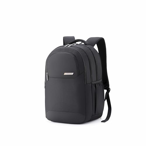 Image of American Tourister Regus | 34 Ltrs | 4 Compartments | Bottle Pocket | Ergonomic Padded Back Panel & Shoulder Straps | Laptop Backpack | 1 Year International Warranty | Black