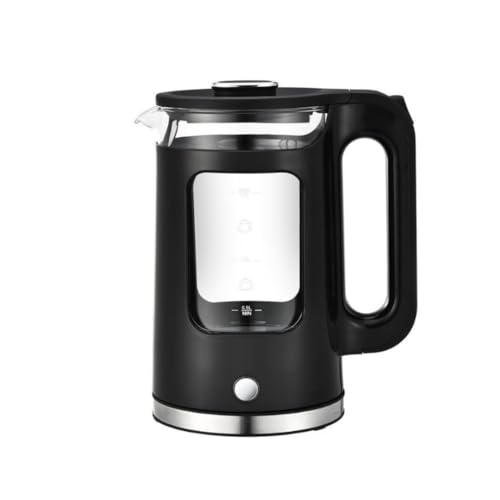 Hervidor eléctrico de vidrio Alpine Cuisine 1.7L negro miniatura 1