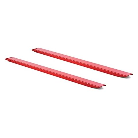 Steinberg Systems SBS-LEQ-205 Fork Extension Open 125 x 60 mm Fork Cross Section 2438 mm Length 2 Pieces Forklift Fork Extensions Pallet Fork Extensions Extended Forks for Forklift Cover