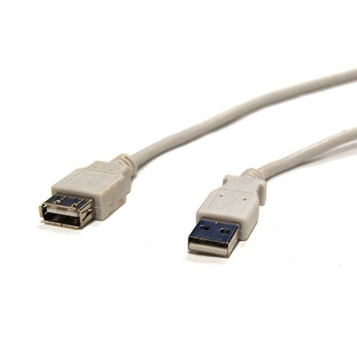 Zagall USB 2.0 Cable - USB 2.0 Extension Cable, Type A Male to Type A Female - 6 Feet (White)