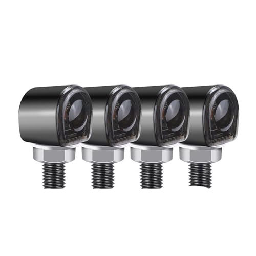 Clignotant LED en aluminium moto haute visibilité kit universel de remplacement 8mm