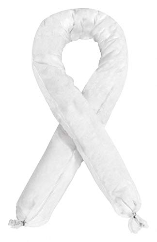 Condor Absorbent Sock, White, 12 gal., PK12