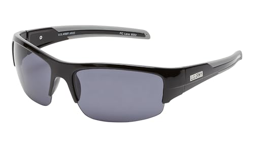 US Army Men's Sport Wrap Sunglasses Rectangular