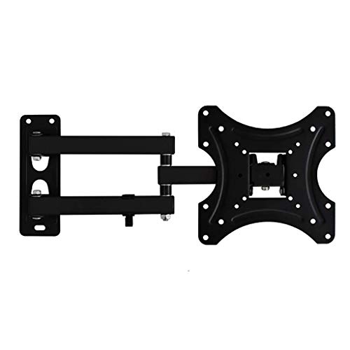TV-Halterung, Universal-Wandhalterung, drehbare Teleskop-TV-Halterung, LCD-TV-Halterung, frei um 90 Grad drehbar, geeignet für