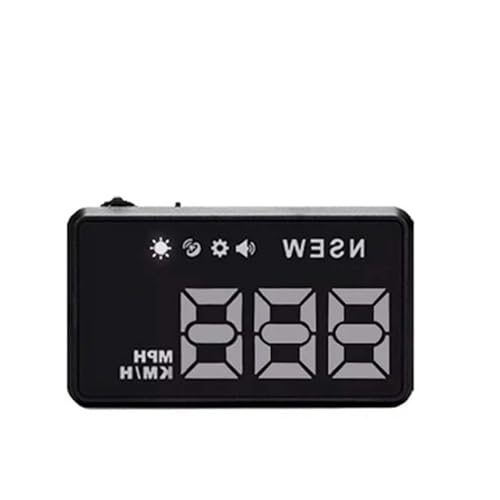 HUD wbhAbvfBXvC ԗp GPS fW^Xs[h[^[ SԑΉ I[o[Xs[hA[t RpX Xs[h[^[ KM/H MPH USBd(White Light 1)