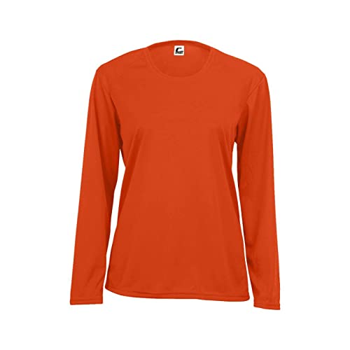 Badger Sports C2 L/S Ladies' Tee Burnt Orange Small