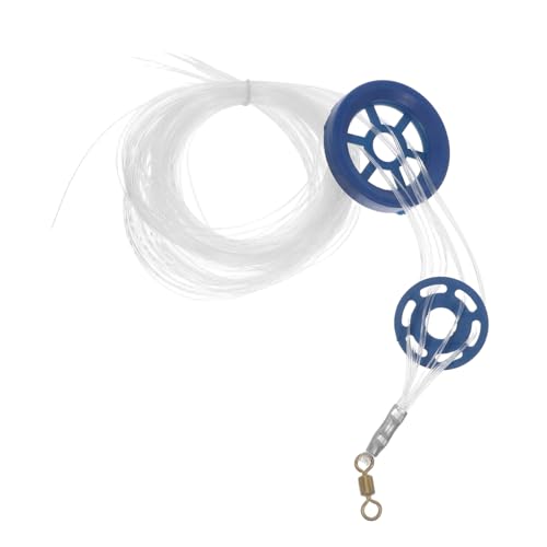 Alasum 18 Strings PE Fishing Cast Net Wire Thickened Hand Throw Line for Freshwater and Saltwater Transparent Smooth Surface for Precise Long-distance Casting and Enhanced Durability