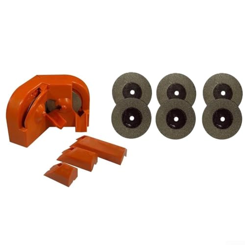 Affilatrice elettrica per affilare punte da trapano, lucidatrice a doppio lato con tre supporti per affilare frese piatte, trapani, forbici, frese (B)