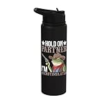 Hold On Partner I'm Overstimulated Stainless Steel Insulated Water Bottle
