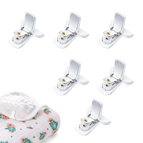 ShiningUU - ShiningUU Duvet Clips & Bed Sheet Clips 6pcs Strong Hold Padded Fasteners to Prevent Comforter Shifting | Bedding Accessories for Hotel/Home/Salon Use | Durable Duvet Cover Clips