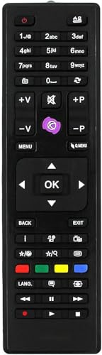 【STESSO COME ORIGINALE】 Non è necessaria alcuna programmazione o configurazione, è sufficiente inserire le batterie (non incluse) e iniziare a utilizzare il telecomando della TV teleradio sostitutiva.