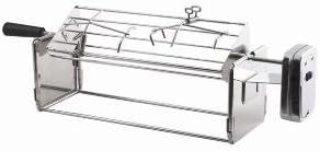 HB17.5x6 Hobo Trailblazer 17-1/2-by-6-Inch-Cradle Portable Rotisserie with AC/DC Motor