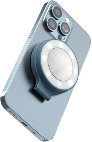 Anneau lumineux LED pour selfie ShiftCam SnapLight batterie intégrée bleu