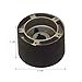 Crownline Boat Steering Wheel Hub | 3/4 Tapered Keyway 3 Notch Black