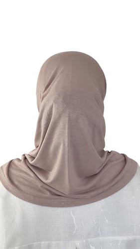 Two pieces hijab, Amira hijab, Instant Hijab Scarf For Women, Practical Amira Jersey Hijab, Women Muslim Instant Hijab4