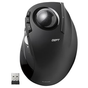 Elecom Deft Trackball M-DT2DRBK Maus