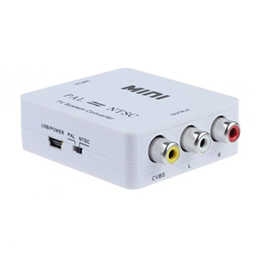 Pal/NTSC/SECAM vers mini convertisseur bidirectionnel TV Format Système PAL/NTSC