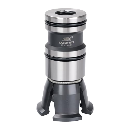 CNC Spindle Pull Claw BR-CAT50-OTT45° Internal Thread Grippers 4-Petal Alloy Steel Clamp Tool Grip for Milling Machine CAT50-OTT Internal Spindle Pull Claw