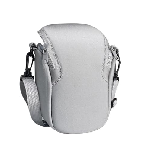 YShiuoL Bolso Bandolera for cámara for Estuche for cámaras réflex for pequeño for Mujeres y Hombres Funda Camara Reflex(Grey)