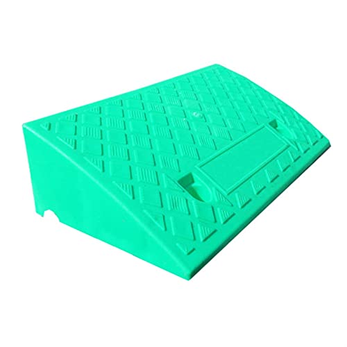 Rampas de umbral, rampas para bordillos de estacionamiento, para autocaravanas, camiones, cobertizos, mascotas y sillas de ruedas (Color: Verde, Tamaño: 50 x 27 x 10 cm) miniatura 1