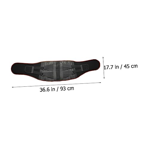 Faja lumbar ergonómica de soporte para cintura negra miniatura 2