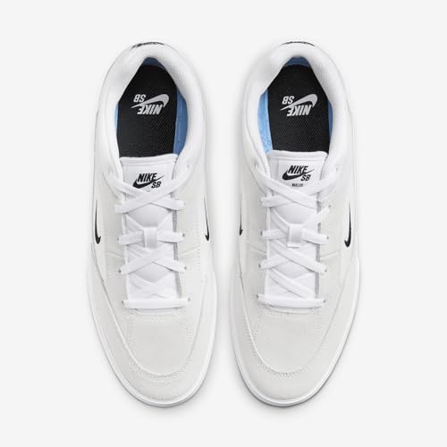 Nike SB Malor Skate Shoes White - Black - Summit White - Gum Light Brown4
