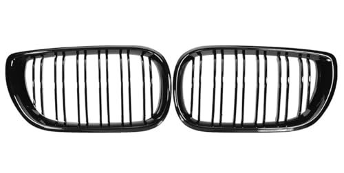 Parrillas delanteras con acabado negro brillante de calidad para Serie 3 E46 2002-2005