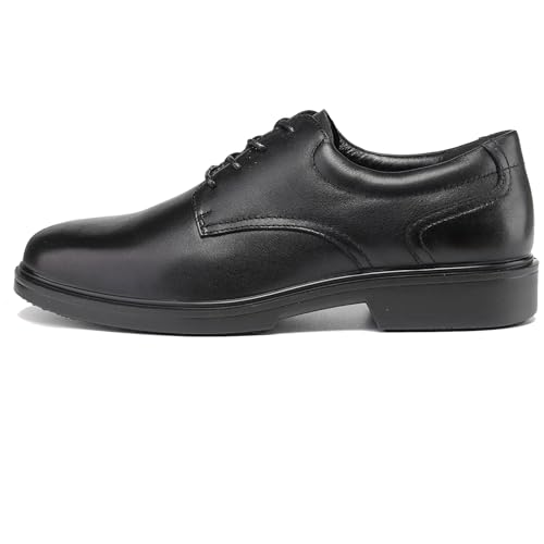 HANDROCK 4"-6" Oxford Men's Black Slip Resistant Durable Fashion Breathable EH Work Shoe2