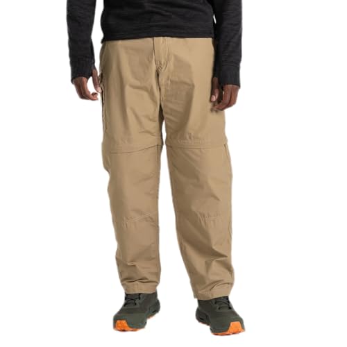 Craghoppers Mens Kiwi Convertible Pants, Raffia, 40 x 29 | Outdoor Inspired Zip-Off Leg Pants for Hiking, Camping and Outdoor Adventures