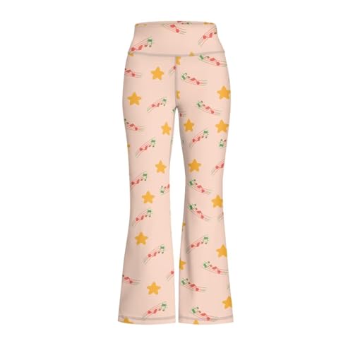 Children's Flared Yoga Pants Stretchable High Waist Long Leggings 2024 Girls Cute Stylish Sweatpants4