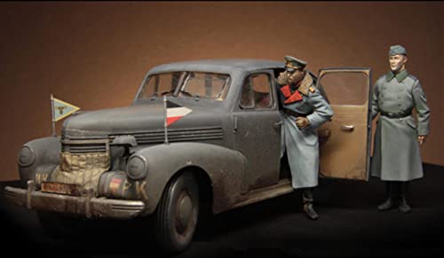 Kit de modelo figura de resina 1:35 general alemán sin armar miniatura 5