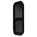ToughGrade Vertical Sliding Black RV window 12" X 22" X 1 1/2" Includes Mounting Ring and Bottom Screen - Image 3