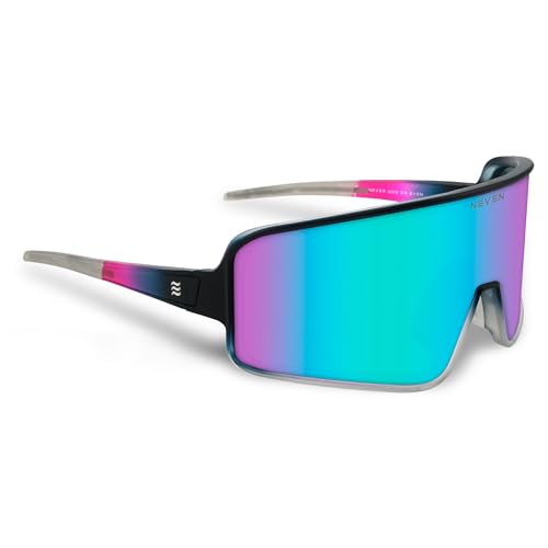 NEVEN 23 Men’s Polarized Sunglasses - UV Protection Wrap Around Glasses - Bold Sports Sunglasses for Athletes, Coaches