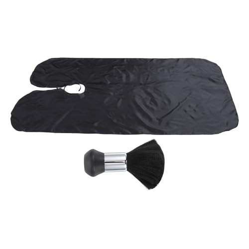 DECHOUS Set de 2 piezas: Capa para corte de cabello y cepillo quitapelusas para cuello, para peluquería profesional y uso doméstico miniatura 1