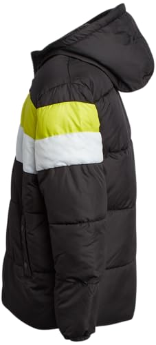Image of iXtreme Boys Puffer Jacket - Wind & Water Resistant Soft Fleece Lined Warm Winter Jacket for Boys with Winter Hat