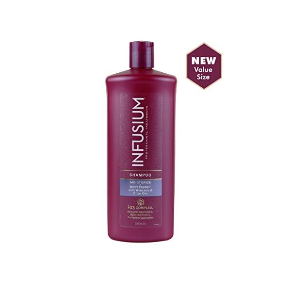 Infusium Moisturize and Replenish Professional Shampoo - 33.8oz - Avocado and Olive Oil