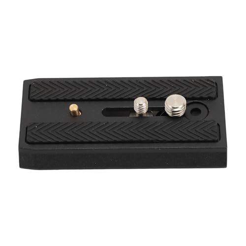 Quick Release Plate Quick DSLR Camera Quick Release Plate with 1/4in and 3/8in Screws Universal Fit Aluminium Alloy Camera Mounting Plate